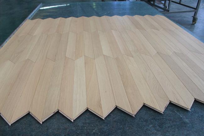 Natural Euro Oak Flooring installation example