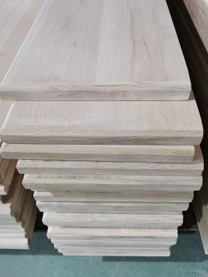 China Prime White Oak Multi-Layers Engineered Wood Stairs Treads, Unfinished for sale