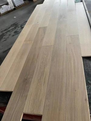 China White Oiled & Smoked French Oak Engineered Wood Flooring to UK for sale