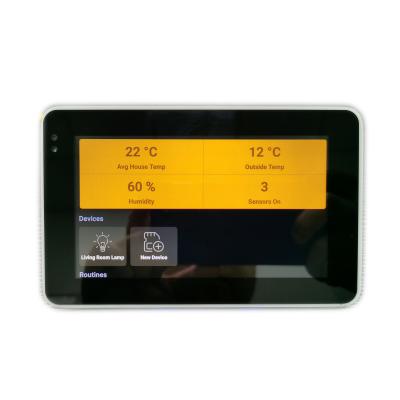 China China Factory Newest Wall Mount Industrial 5 Inch POE Touch Panel With URAT ZigBee 13.56Mhz NFC Reader for sale