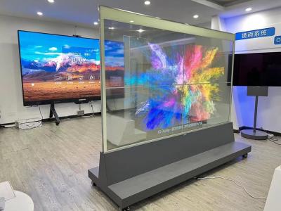 Chine 55 65 75 le mur visuel commercial de l'affichage OLED de pouce a courbé l'écran flexible à vendre