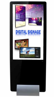 China 55inch  super slim shopping mall kiosk design narrow bezel lcd digital signage with software for sale