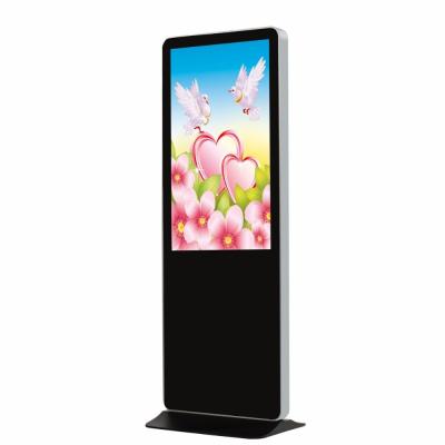 China Black TFT Digital Advertising LCD Screens 43 Inch With I3 I5 I7 PC CPU for sale