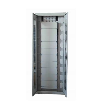 China Indoor High Capacity Fiber Optic Distribution Cabinet 19 Inch 2m Height Up To 576 Fibers for sale