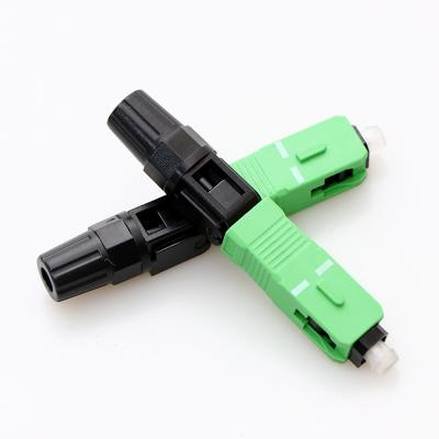 China SC UPC SC APC FTTH Quick Assembly Connector 0.25dB Insertion Loss for sale