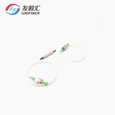 China 1550nm Inline Fiber Optic Polarizer SM PM Fiber Out FC APC High Isolation for sale