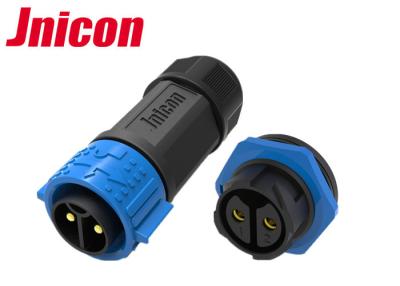 China 2 conectores circulares impermeables del Pin, conectores de cable circulares de 50A 500V en venta