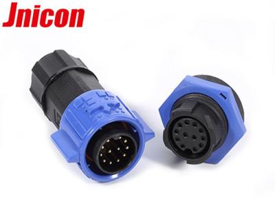 China 12 Pin Waterproof Data Connector , Waterproof Panel Mount Connector for sale
