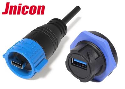 China Enchufe y zócalo circulares micro del conector USB para el equipo de transmisión de la señal en venta
