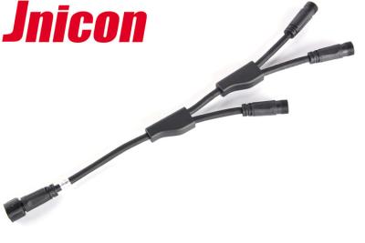 China Mini conector de cable de la prenda impermeable del plástico de la rama de Y, conector de cable al aire libre de 2 Pin en venta