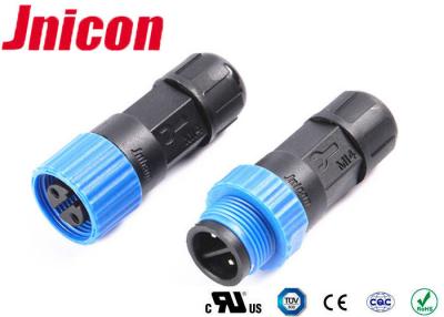China Male 2 Pin IP68 Female Plug Connector 0.3 - 1.5mm2 Cable Range Long Lifetime for sale