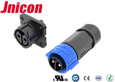 China Jnicon M25 2 PIN High Current Waterproof Connectors for sale