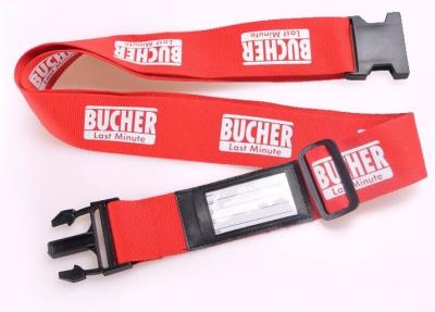 China 5.0cm*180cm Pantone Colors Personalised Luggage Straps With Lock  for sale
