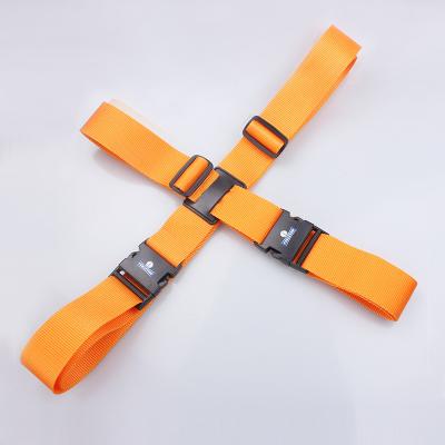 China Multifunction Cotton Material Personalised Luggage Straps 40 Incehs Long for sale