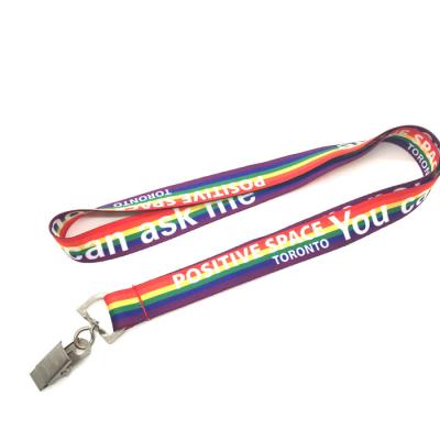China Hot sale high quality custom logo heat transfer polyester printing lanyard with pantone matched for sale
