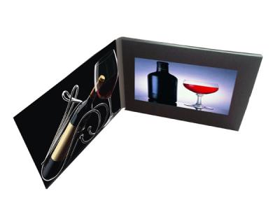 China TFT Screen LCD Video Card , LCD Video Greeting Card With Customized 4C Artwork Printing for sale