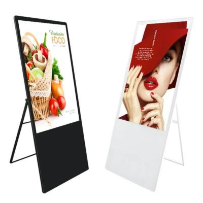 China 55 inch Floor type FHD LCD advertising board for all kinds of shops for sale