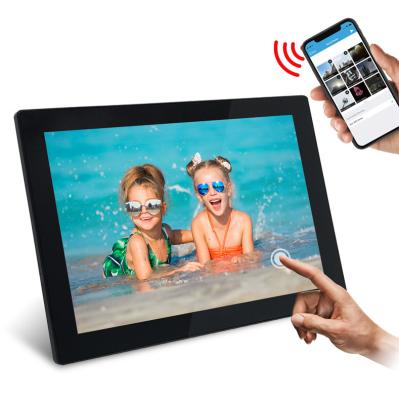 China 1280*800 Resolution WIFI Digital Photo Frame 10 Inch Cloud WiFi For Families for sale