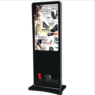 China Black Floor Standing LCD Advertising Player , Library Web Based Digital Signage for sale