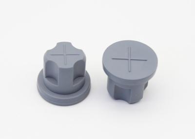 China Grey 15-D4 Pharmaceutical Rubber Stoppers With Perfect Air Tightness for sale