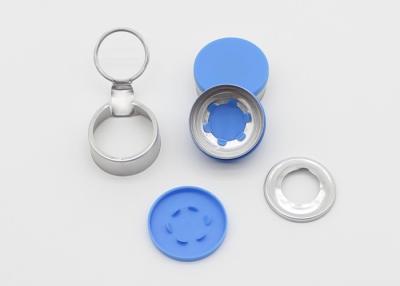 China tampões medicinais do tubo de ensaio da infusão azul de 32mm com logotipo e tamanho personalizados tração do anel à venda
