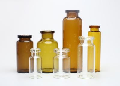 China Top de cristal medicinal de la encrespadura de los frascos de la inyección vacía y frasco superior del tornillo en venta