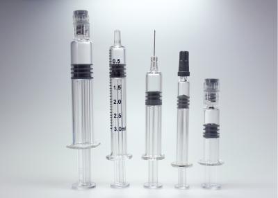 China Sterile Injection Disposable Glass Syringes 1ml 2ml 3ml 5ml Capacity for sale
