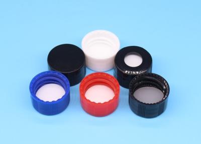 China 18mm Threaded Screw Cap Customized Color PP Material With Inner Plug for sale