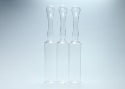 China 10ml Transparent Empty Glass Ampoules ISO Type D Standard Color Dot And Ring Style for sale