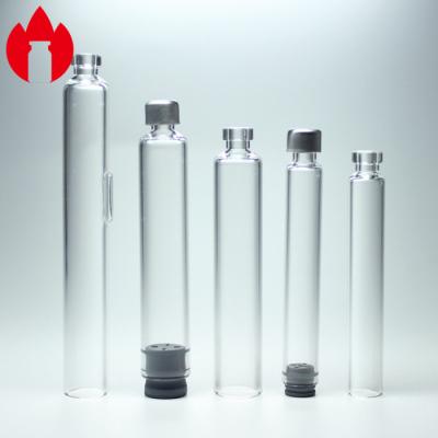 China Pharmaceutical Glass Cartridges Humalog 1.5ml 3ml 4ml for sale