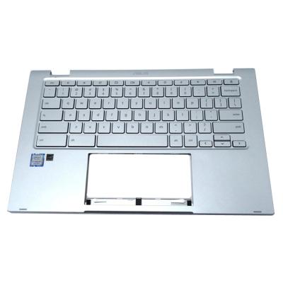 China 90NX02G1-R31US0 Asus Chromebook 14 C433TA/Flip C433 Palmrest With Keyboard Upper Case Silver en venta