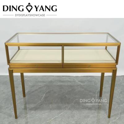 China Factory Wholesale Custom Made High end Fashion Jewellery Table Display Counter With Company Brand Logo à venda