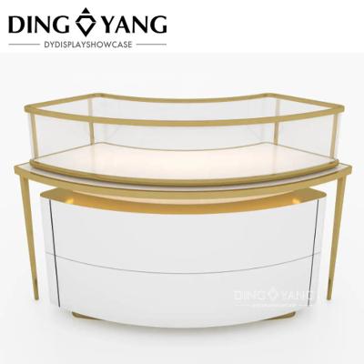 China Modern Fashion Style Jewelry Showcase Counter No Installation for sale