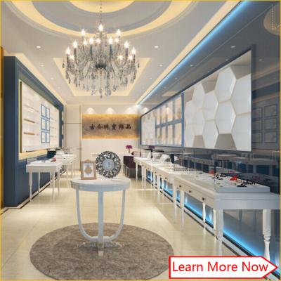 China Modern retail jewelry shop interior design for sale