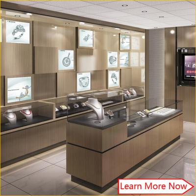 China Factory custom design fashion watch display showcase/shop display cabinets/watch display cabinet for sale