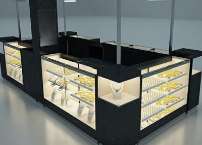 China Elegant Appearance Jewelry Showcase Kiosk With Fully - Enclosed Structure for sale