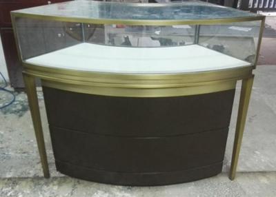 China Small Jewellery Shop Display Counters / Glass Jewelry Case With Multi Color for sale