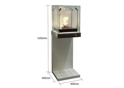 China Small Glass Display Cabinet , Jewelry Shop Display (L) 400 X (W) 400 X (H) 1450 MM for sale