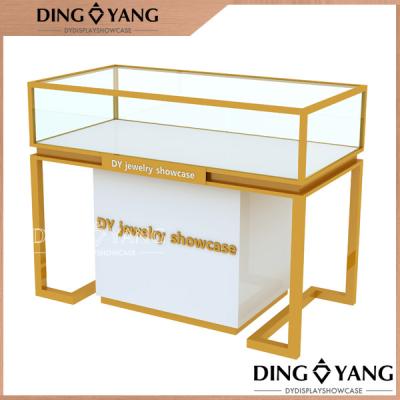 Китай Витрина золота щетки Шиннинг белая деревянная для дизайна индивидуального обслуживания ювелирных изделий продается
