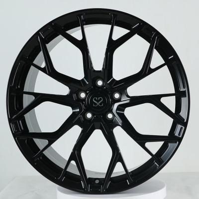 China 21x10 and 21x12 Gloss Back 1 pc monoblock forged rims Ferrari Wheels for sale