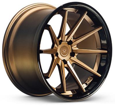 China 5*108 5*110 2 piece forged 5 stud alloy aluminum rim wheel for sale