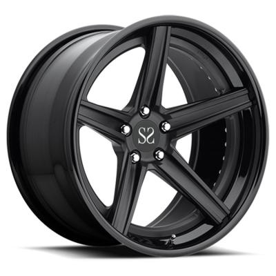 China Gloss Black 120.65mm PCD 19 inch alloy rims For Lexus IS 5x114.3 Forged Monoblock for sale