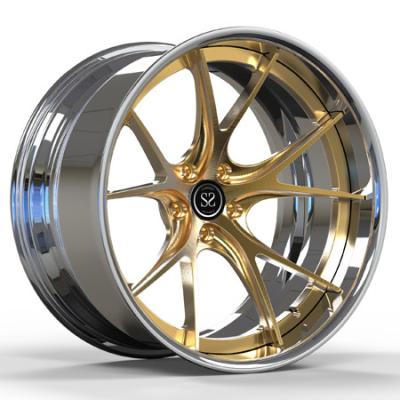 China Super Concave 21 Inches Audi Rs6 Two Piece Forged Wheels 5x112 for sale