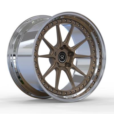 中国 アストンマーチン・V8ヴァンテージは2部分20のアルミ合金の車輪の縁の注文のボルト パターンを造った 販売のため