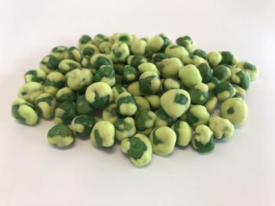 China El verde cubierto Wasabi deshidrató kosher asada del gas natural del bocado de los guisantes certificada en venta