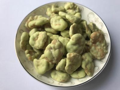 China GMO - Free Fava Beans Nutritional Benefits Wasabi Coated Fried Technology for sale