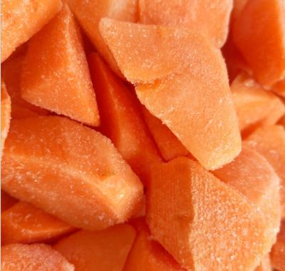 China Alimento processado congelado contido vitaminas, tecnologia fresca de congelação das cenouras IQF à venda