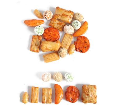 China Customized Flavor Rice Cracker Mix , Soy Sauce Rice Crackers Crispy Taste for sale