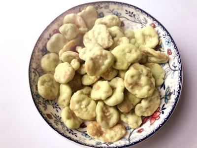 Chine Casse-croûte enduits de fèves de saveur de wasabi halal avec la fécule de maïs modifiée à vendre