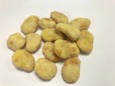 China Vegan OEM Service Popular Crispy Honey And Butter Flavor Coated Fried Broad Bean Chips Snacks en venta